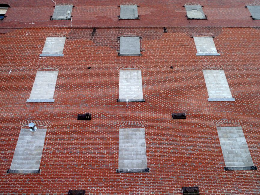 Historic brick building with architectural character