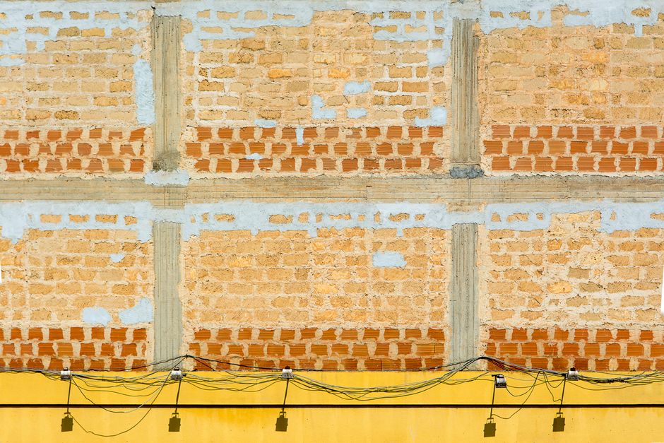 Historic brick building restoration