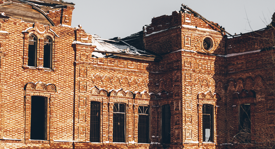 Historic brick building with architectural character